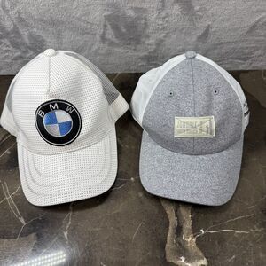 Johnnie-O(NWT) & BMW Adjustable Hats (lot of 2)